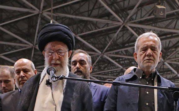 گریه پزشکیان بر جسد هنیه