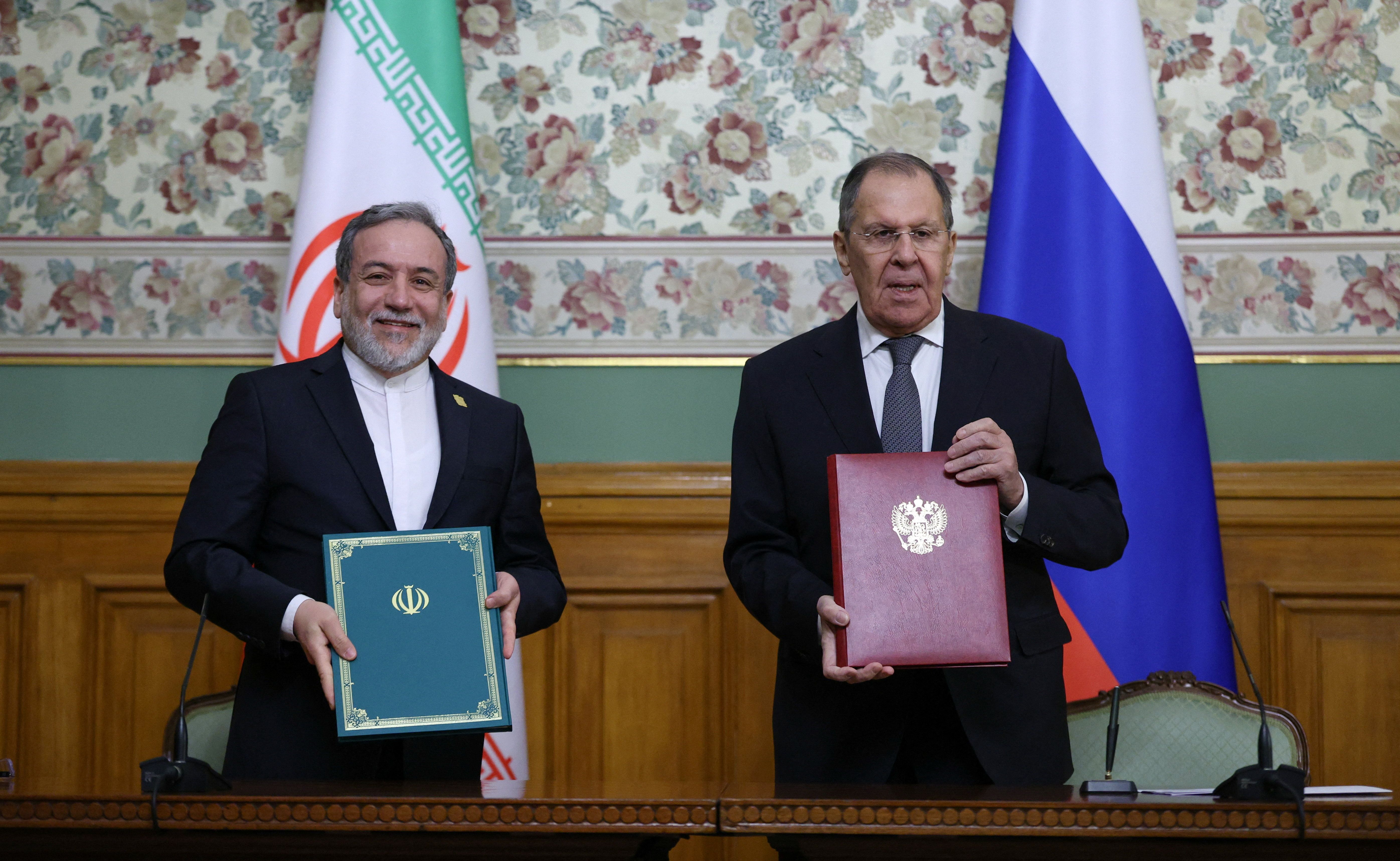 Iran, Russia sign cooperation agreement after talks in Moscow