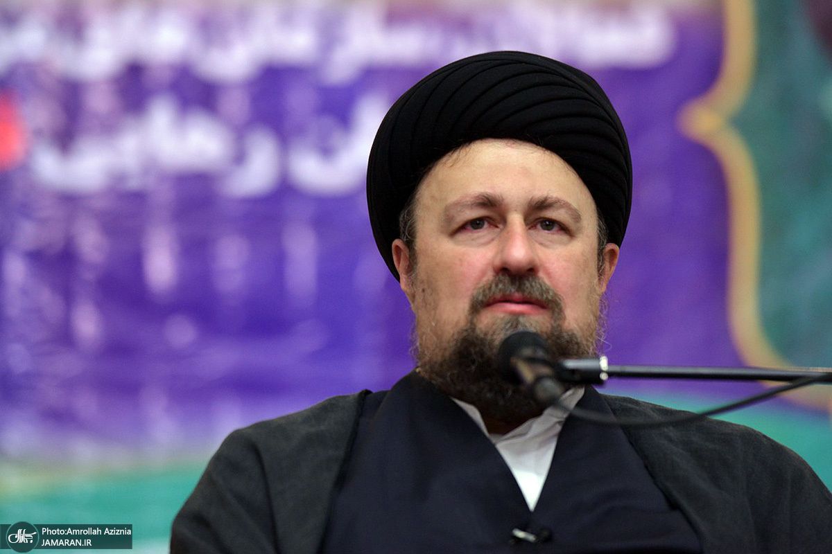 Hassan Khomeini, the grandson of the founder of the Islamic Republic speaking on June 4, 2022