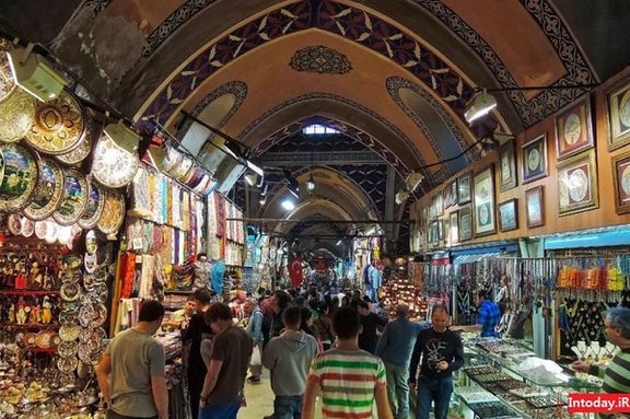 Shoppers at Tehran's historic Bazaar. File photo