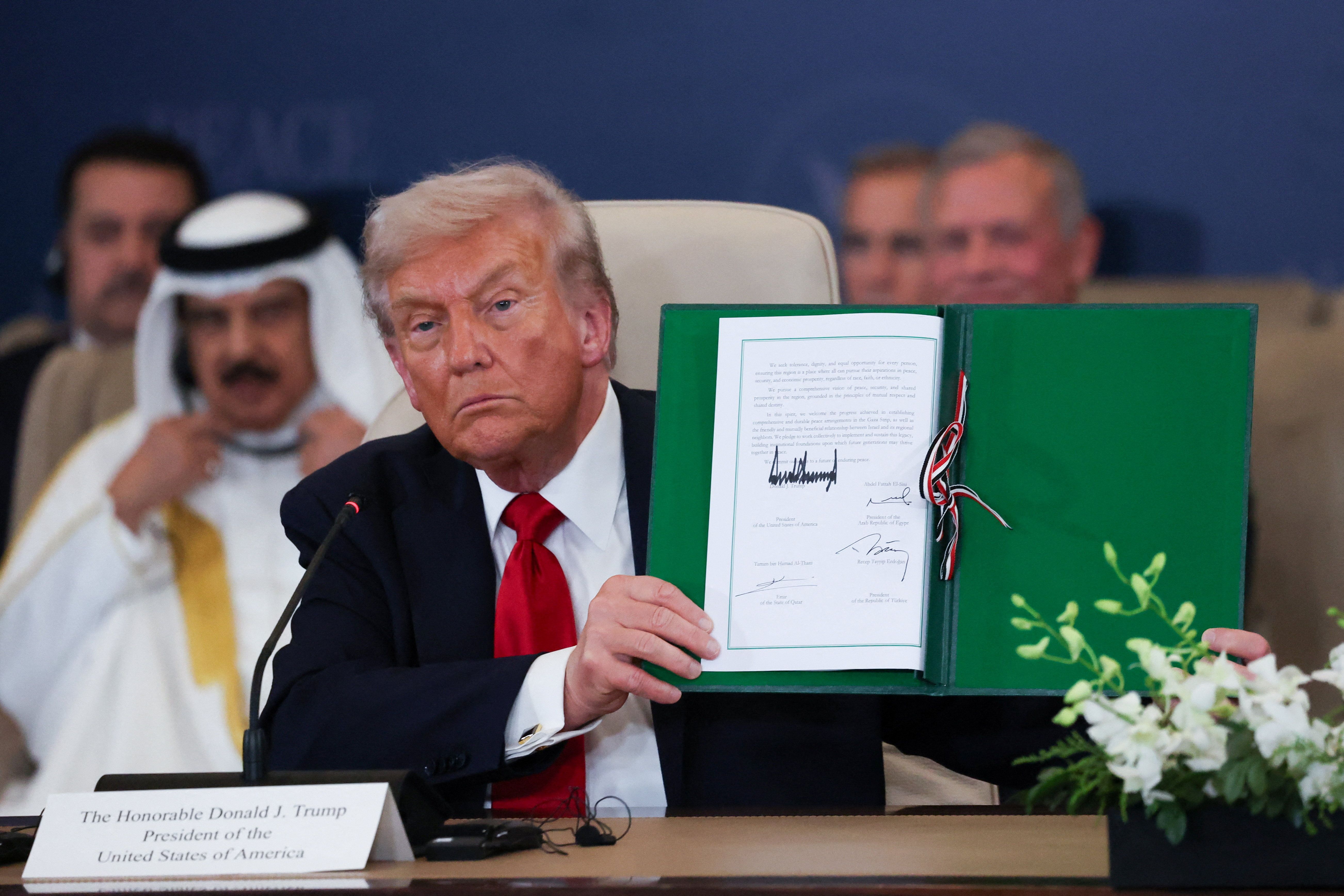 توافق صلح غزه امضا شد