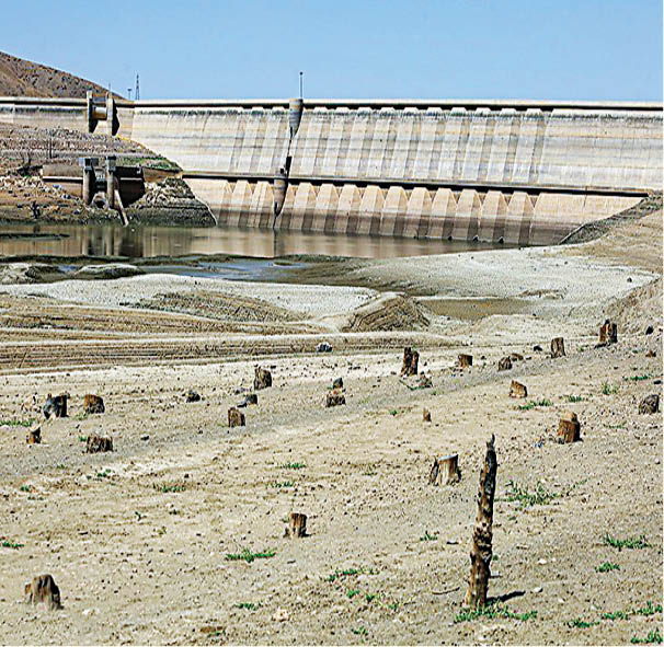 انخفاض مخزون المياه في 3 سدود إلى "الصفر" و19 أخرى تواجه الجفاف الكامل