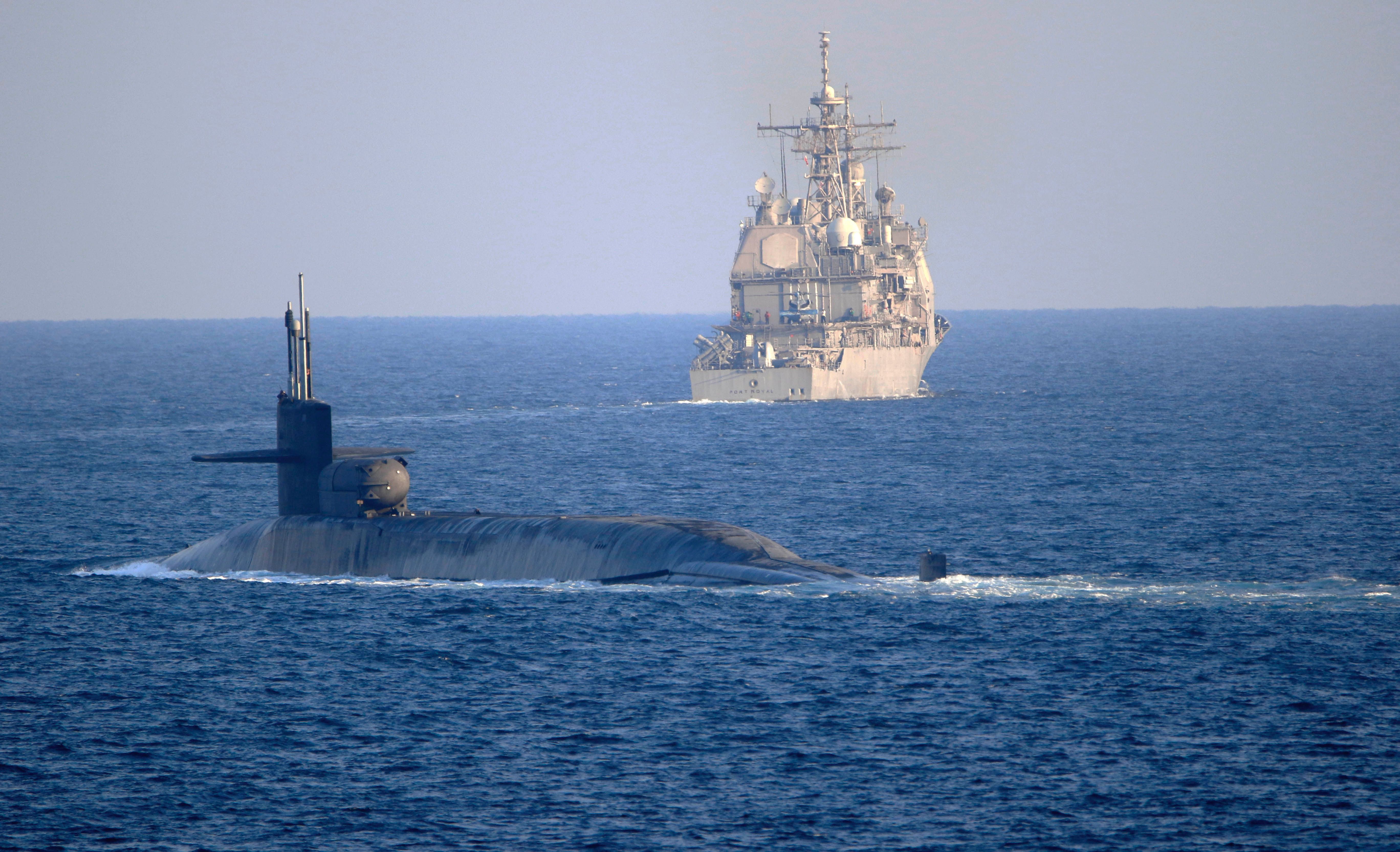 A US submarine in the Persian Gulf. FILE PHOTO