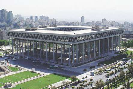 Iranian state TV headquarters in Tehran.