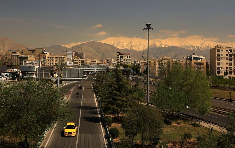 A general view of Tehran Iran, April 16, 2026.