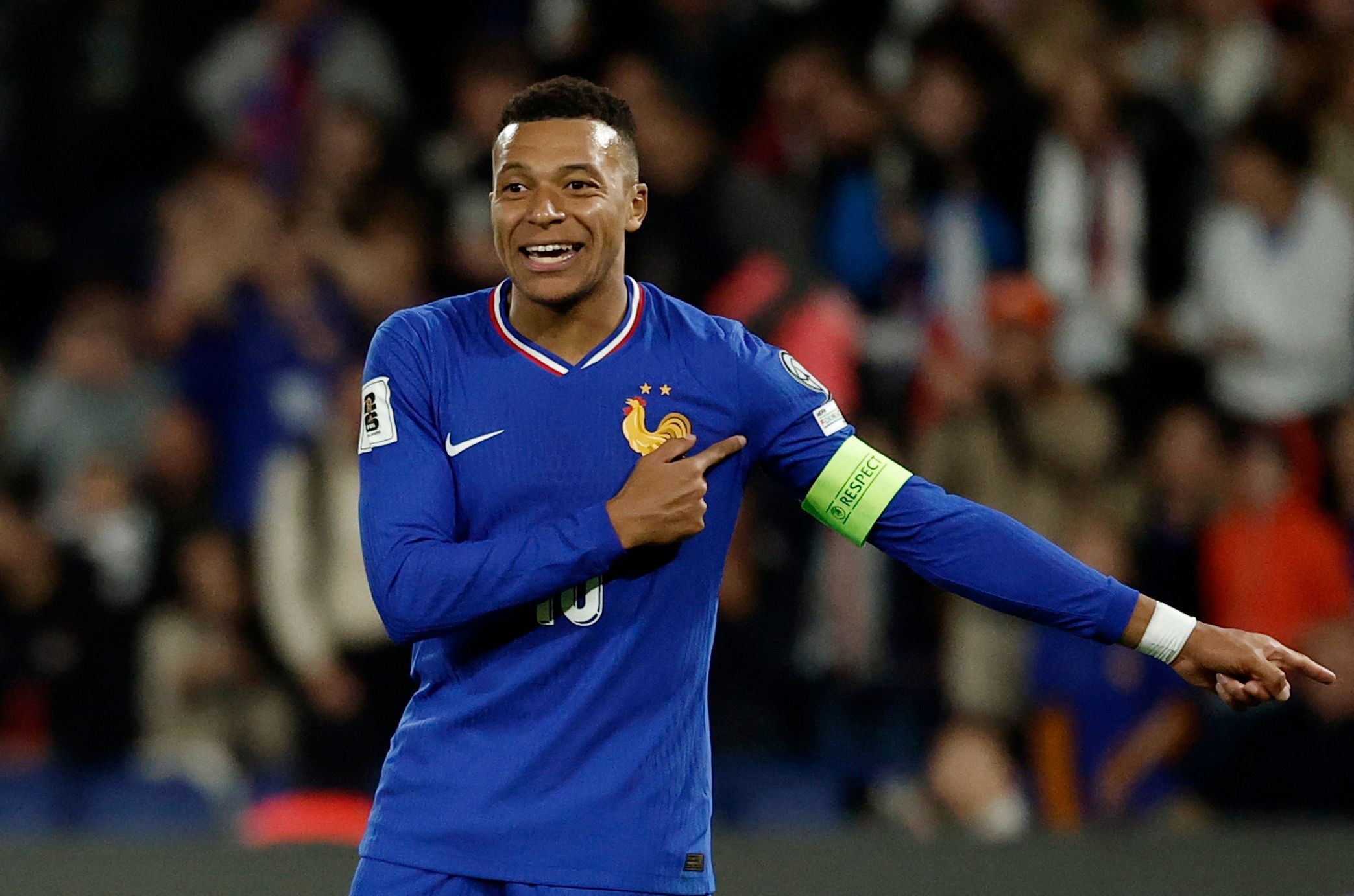 فرانسه ۳-۰ آذربایجان؛ سفید و آبی ندارد، کیلیان امباپه فقط گل می‌زند