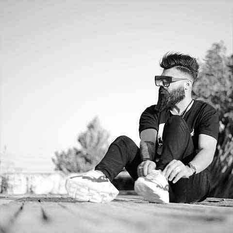 Iranian rapper Saman Seydi (Yasin) (undated)