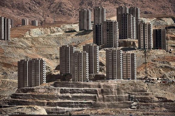 File photo of housing construction in Tehran