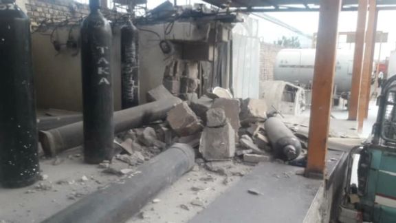 آتشنشانی اصفهان: در انفجار مخزن هشت هزار لیتری اکسیژن در اصفهان سه نفر مصدوم شدند