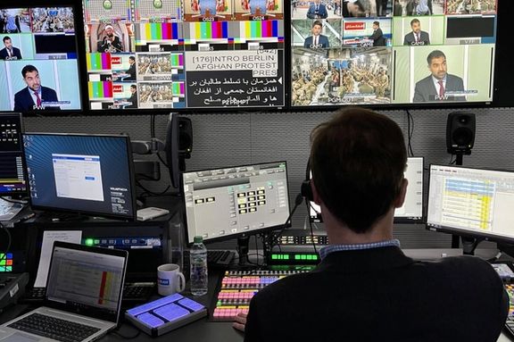 A television broadcast control room at Volant Media