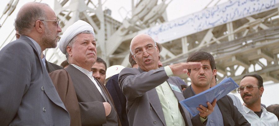Ayatollah Hashemi Rafsanjani, the post-war president who tried to relaunch Iran's development in the early 1990s