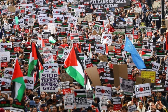 تایمز: ایران به دنبال ایجاد تنش در تجمعهای حامیان فلسطین در بریتانیا است