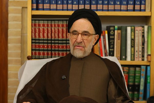 محمد خاتمی اعتراضات مردم در انقلاب ملی ایرانیان را «توطئه اسرائیل و آمریکا» خواند