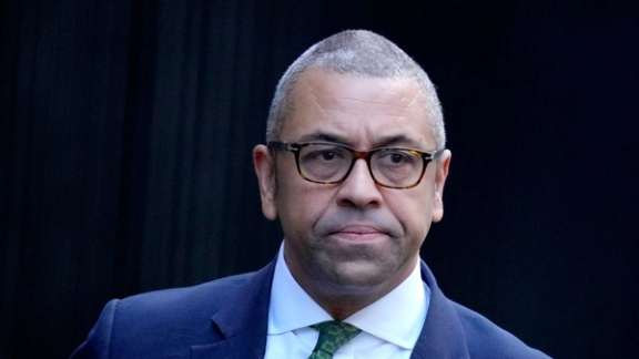 Britain's foreign minister James Cleverly