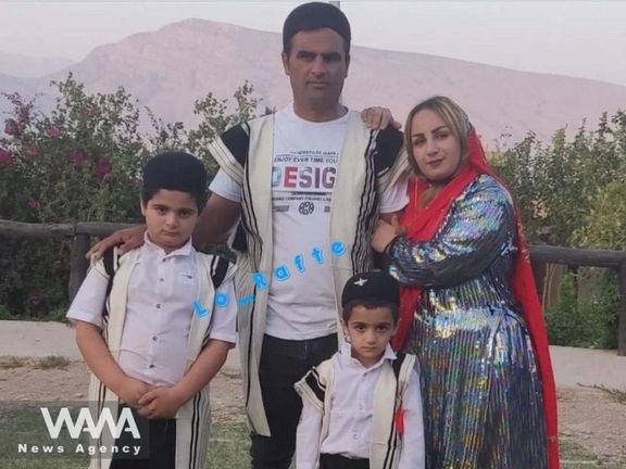 Kian Pourfalk and his family (undated)