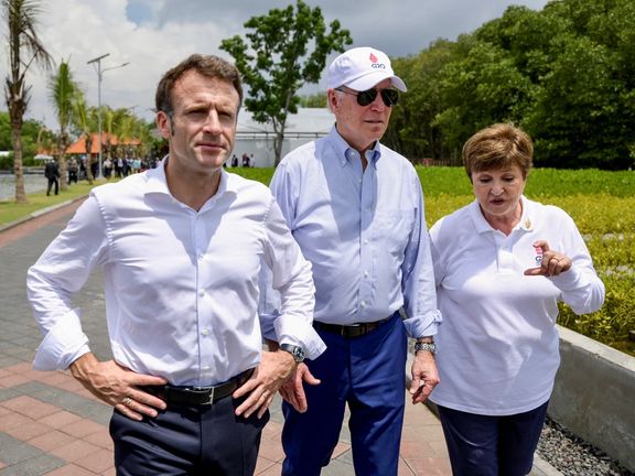 French President Macron Hails Courage Of Iranian Protesters