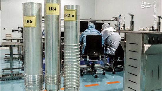 A file photo of three types of Iranian nuclear centrifuges